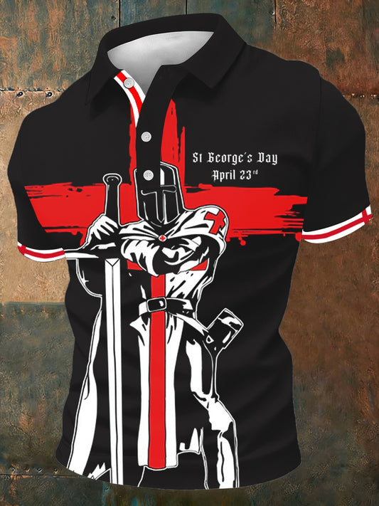 Men's St George's Day polo shirt