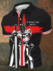 Men's St George's Day polo shirt