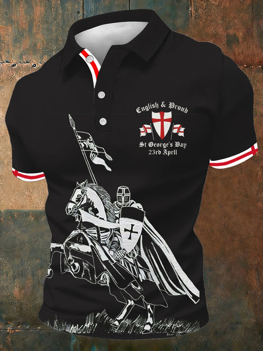 Men's St George's Day polo shirt