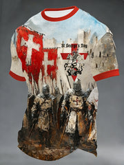 Men's St George's Day short sleeves t-shirt