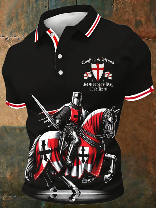 Men's St George's Day polo shirt
