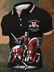 Men's St George's Day polo shirt