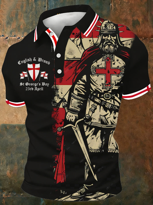 Men's St George's Day polo shirt