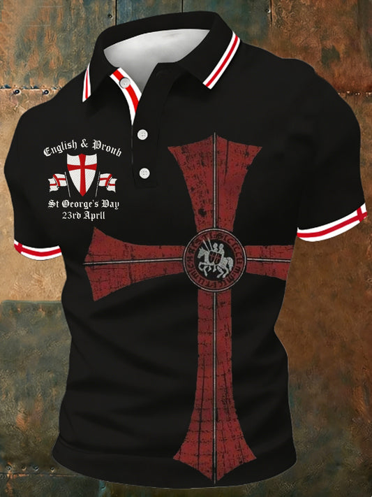 Men's St George's Day polo shirt