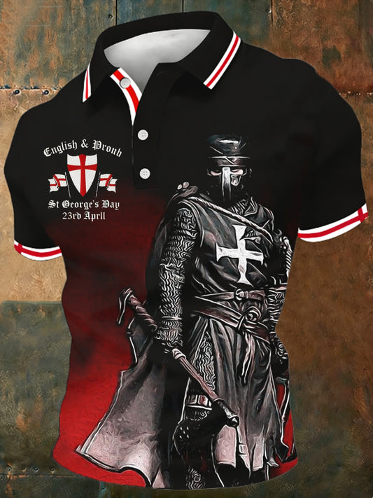 Men's St George's Day polo shirt