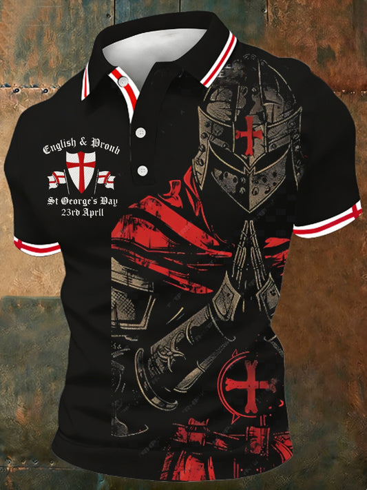 Men's St George's Day polo shirt