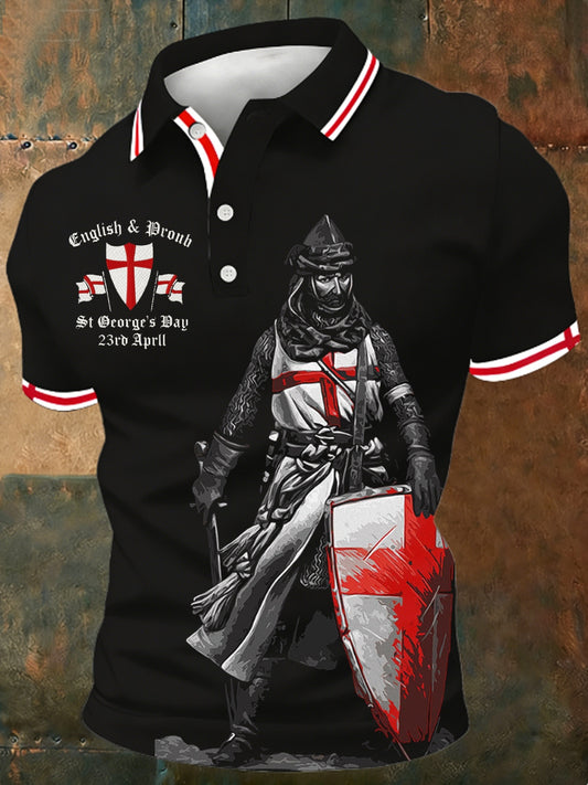 Men's St George's Day polo shirt