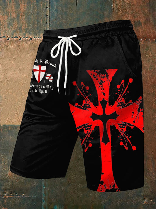 Men's st george's day Shorts