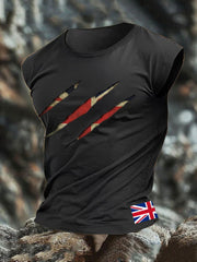 Men's UK Flag Printed Vests