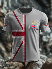 Men's UK Flag Printed T-shirt