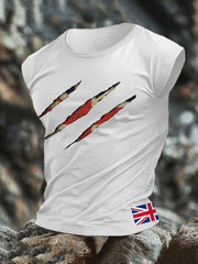 Men's UK Flag Printed Vests