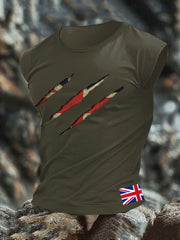 Men's UK Flag Printed Vests