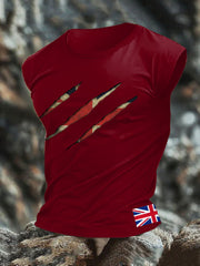Men's UK Flag Printed Vests