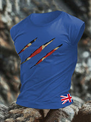 Men's UK Flag Printed Vests