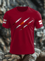 Men's England UK Flag Printed T-shirt