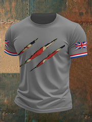 Men's UK Flag Printed T-shirt