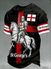 Men's St George's Day Waffle Short Sleeve Tee