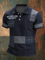 Men's UK Football Lover Scotland Printed polo shirt
