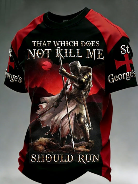 Men's St George's Day Waffle Short Sleeve Tee