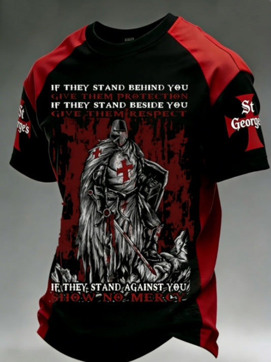 Men's St George's Day Waffle Short Sleeve Tee