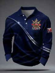 Men's British Army Long Sleeve Polo