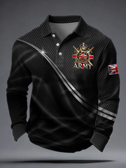 Men's British Army Long Sleeve Polo