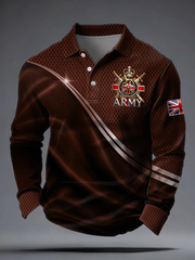 Men's British Army Long Sleeve Polo