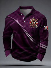 Men's British Army Long Sleeve Polo