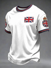 Men's British Style Printed T-shirt