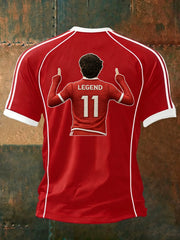 Men's Legend 11 Print Gift For Soccer Fans Casual Tee