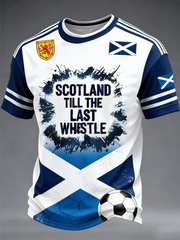 Men's UK Football Lover Scotland Printed short sleeves t-shirt