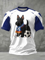 Men's UK Football Lover Scotland Printed short sleeve t-shirt