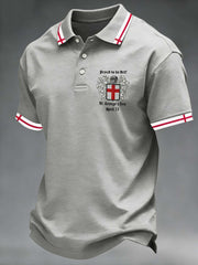 Men's St George's Day polo shirt