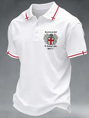 Men's St George's Day polo shirt