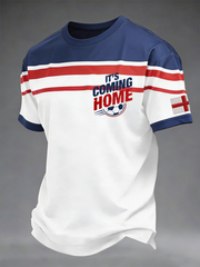 Men's UK Football Lover England Printed short sleeves t-shirt