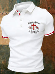 Men's St George's Day polo shirt