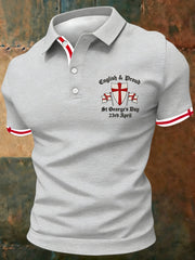 Men's St George's Day polo shirt