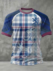 Men's UK Football Lover Scotland Printed short sleeve t-shirt
