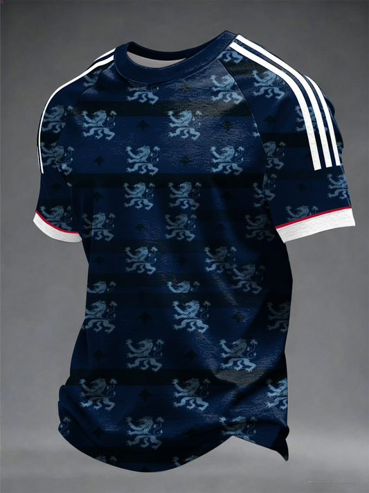 Men's UK Football Lover Scotland Printed short sleeve t-shirt