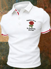 Men's St George's Day polo shirt