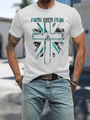 Men's PTSD Awareness Veteran Printed T-shirt
