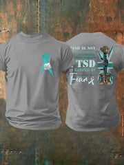 Men's PTSD Awareness Veteran T-shirt