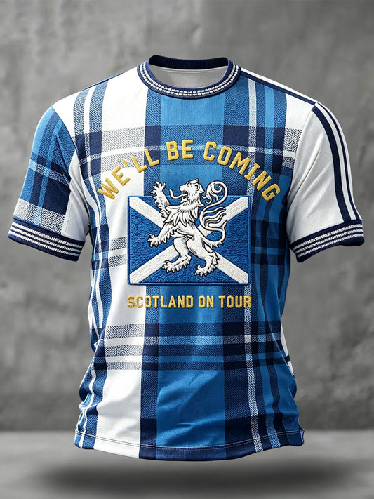 Men's Scotland Football Lover Printed Sweatshirt