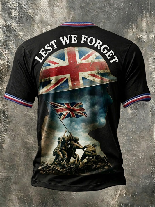 Men's Lest We Forget Short Sleeves T-shirt