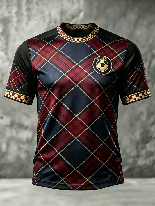 Men's UK Football Lover Scotland Printed short sleeves t-shirt