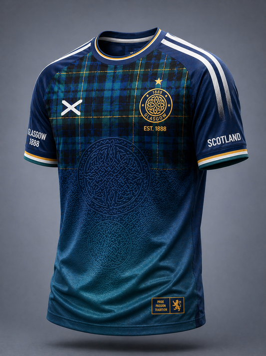 Men's UK Football Lover Scotland Printed short sleeve t-shirt