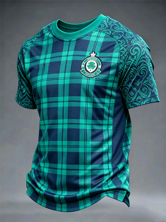 Men's UK Football Lover Scotland Printed short sleeve t-shirt