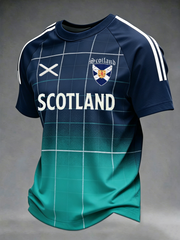 Men's UK Football Lover Scotland Printed short sleeve t-shirt