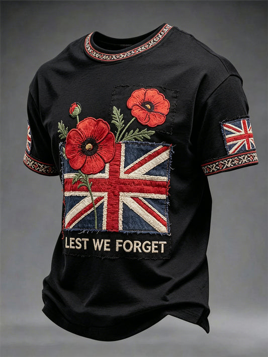 Men's Lest We Forget Printed T-shirt