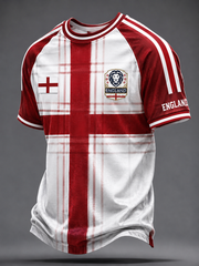 Men's UK Football Lover England Printed short sleeve t-shirt